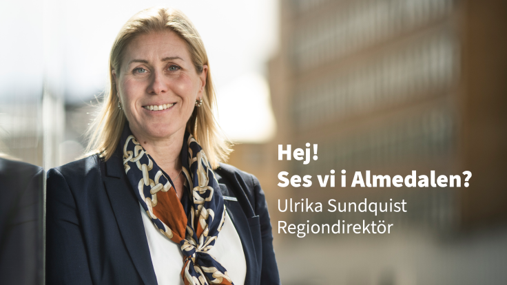 Porträtt Ulrika Sundqvist, regiondirektör