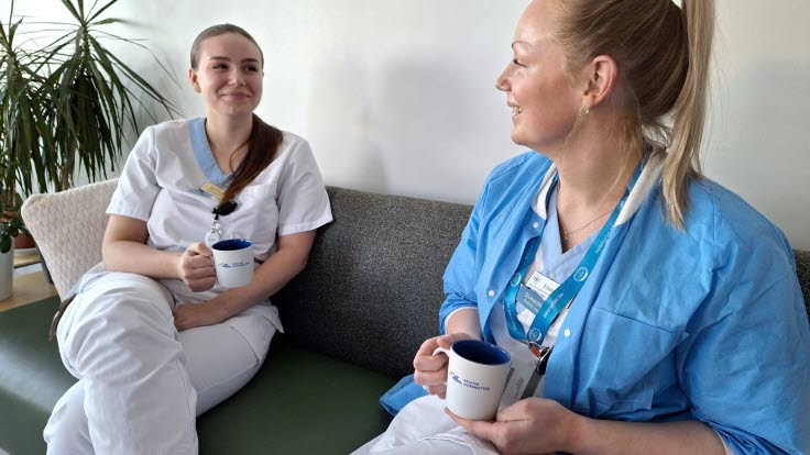 Nattsköterskor på Sunderby sjukhus, Emma Dahlberg, Madelene Jönsson