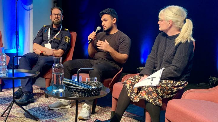 Magnus Carlborg, Masoud Aftab och Helena Lindehag