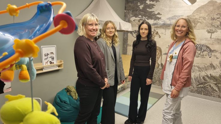 Marie-Louise Nylunda, Ronja Andersson Morin, Olivia Granström och Lina Stråmo.